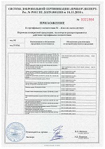 Свидетельство соответствия ZANDZ