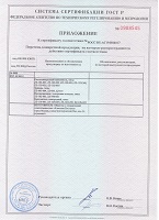 Certificate of Conformity РОСС RU.АГ66.Н00867 (voluntary certification)