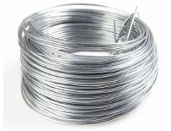 Stainless steel elements of grounding systems: wire