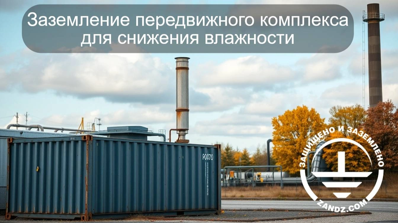 Онлайн расчет заземления передвижного комплекса для снижения влажности