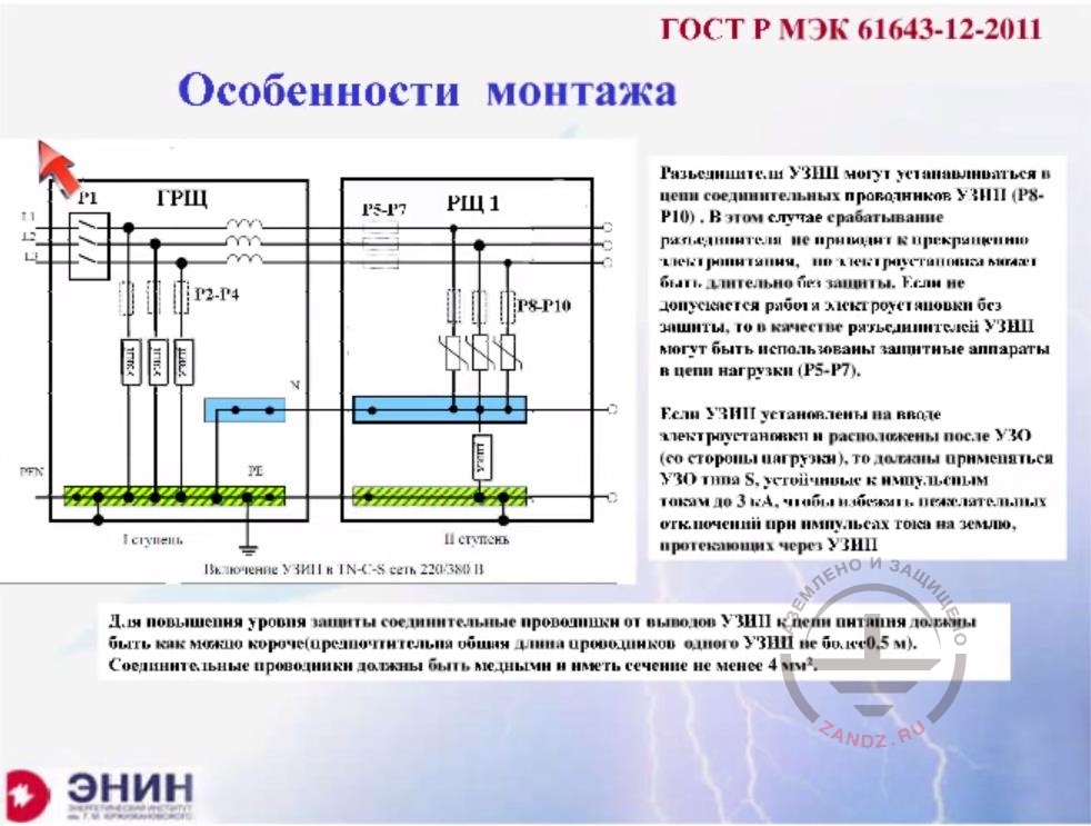  Features of SPD installation