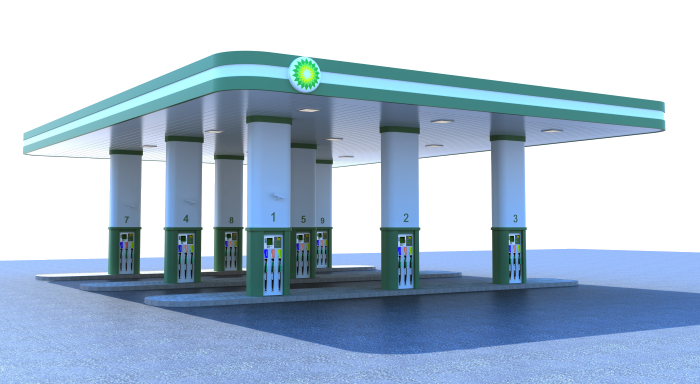 Lightning protection and grounding of petrol stations