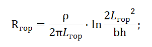 Horizontal electrode resistance