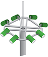 Lightning Protection and Grounding Design for a Light Tower