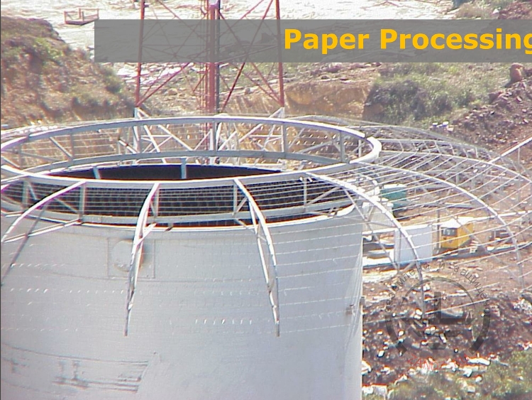 Завод по переработке бумаги