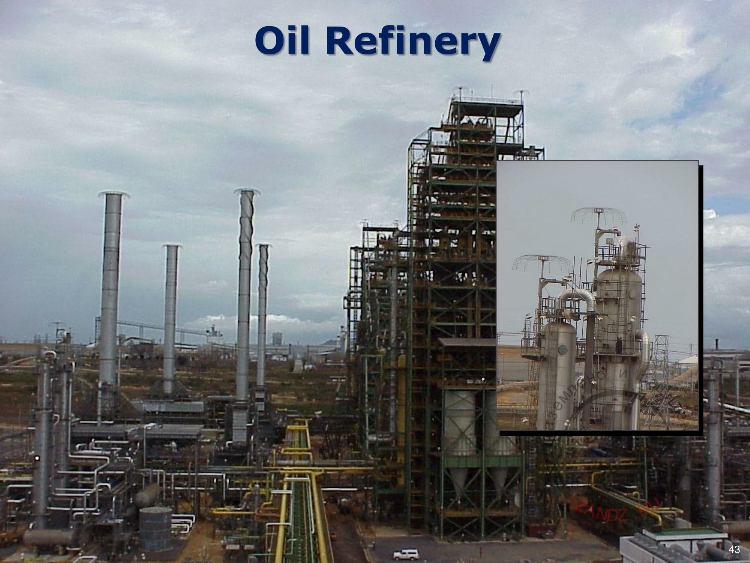 Завод по очистке нефти