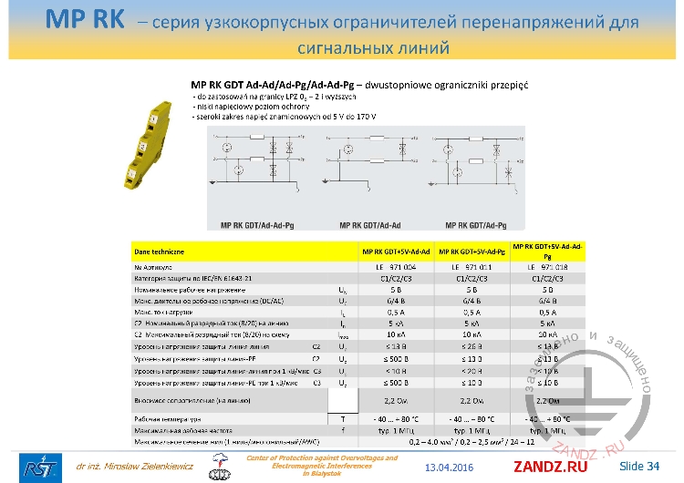 Модуль «MP RK GDT Ad-Ad/Ad-Pg/Ad-Ad-Pg»