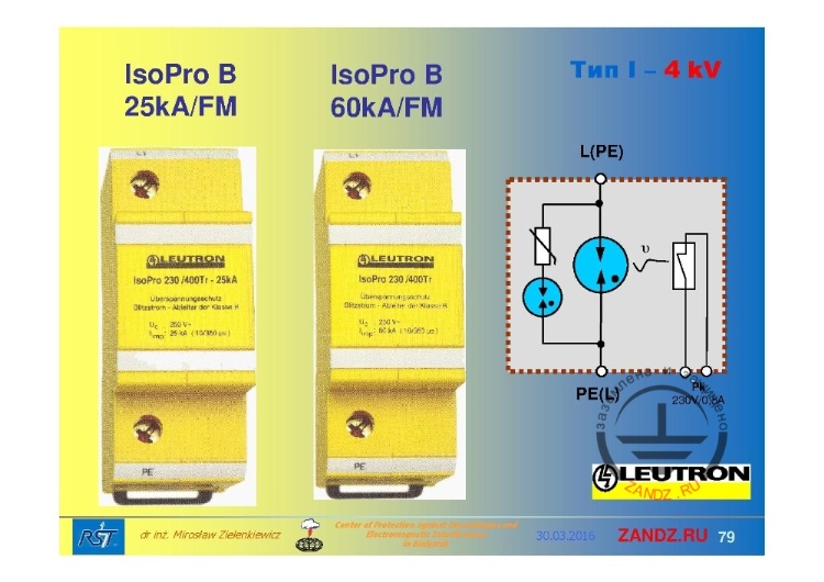 Конструкция «IsoPro» 25 кА и 60 кА