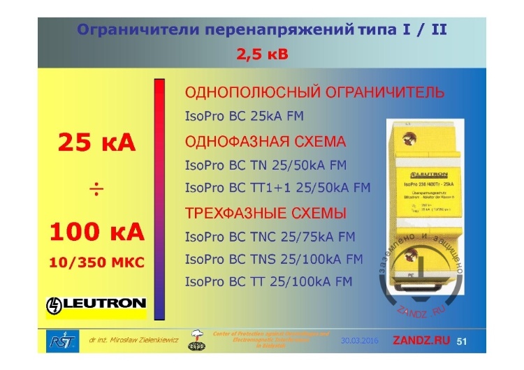 Однофазная и трехфазная схемы «IsoPro»