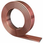 Strip copper-plated steel