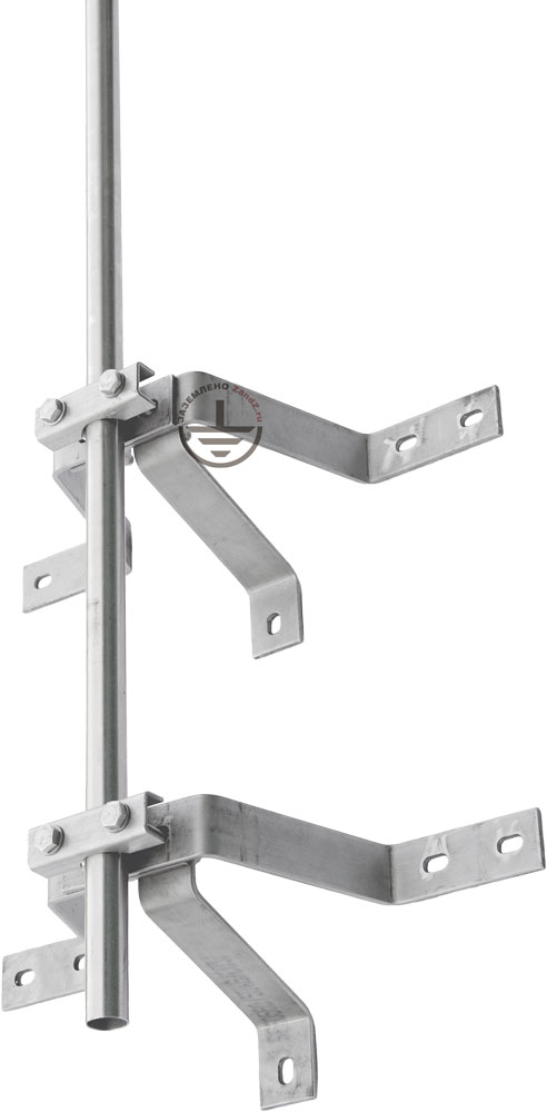 GL-21202 GALMAR Держатель для молниеприёмника - мачты GL-21104G к трубе (нержавеющая сталь)