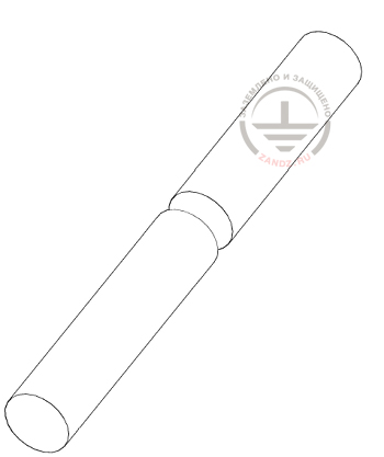Sketch of the rod