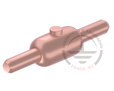 Фрональное соединение проводника 10 мм