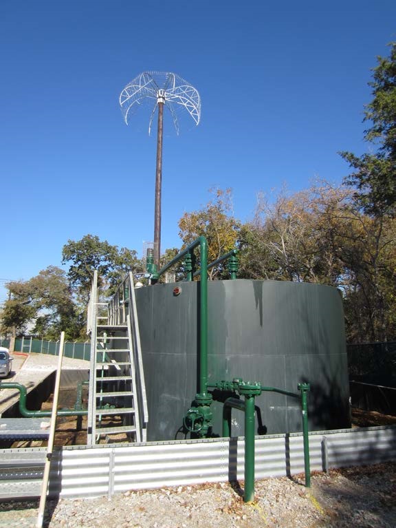 Газораспределительная станция зеленая молниезащита