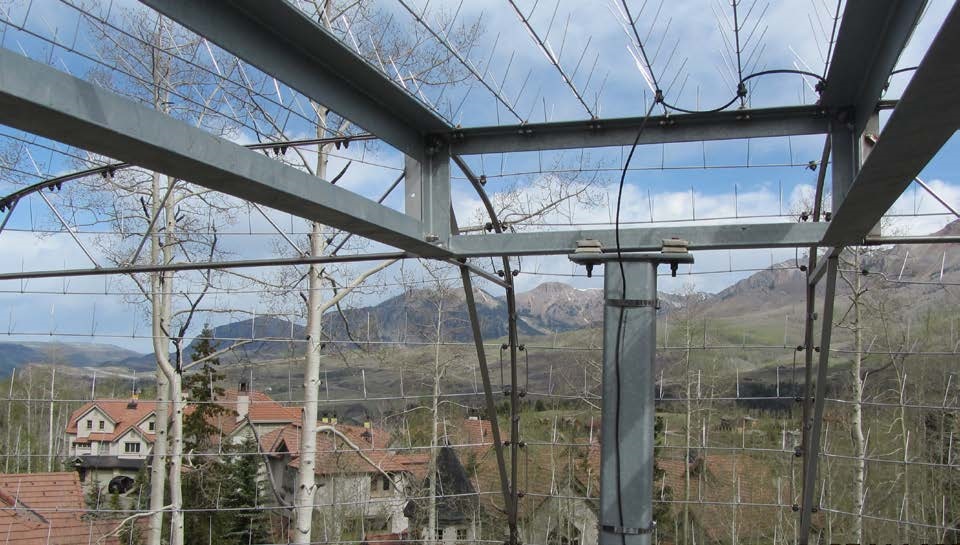 Канатная дорога зеленая молниезащита 2