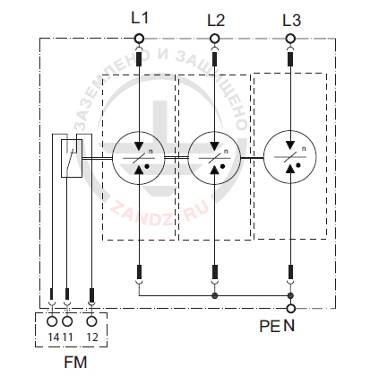 CT-T1+2/3+0-350-FM Ð¿Ð¾Ð´ÐºÐ»ÑÑÐµÐ½Ð¸Ðµ