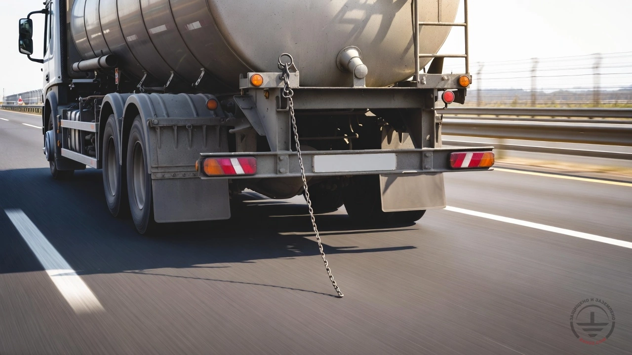 Особенности автоцистерн и отвод зарядов в движении