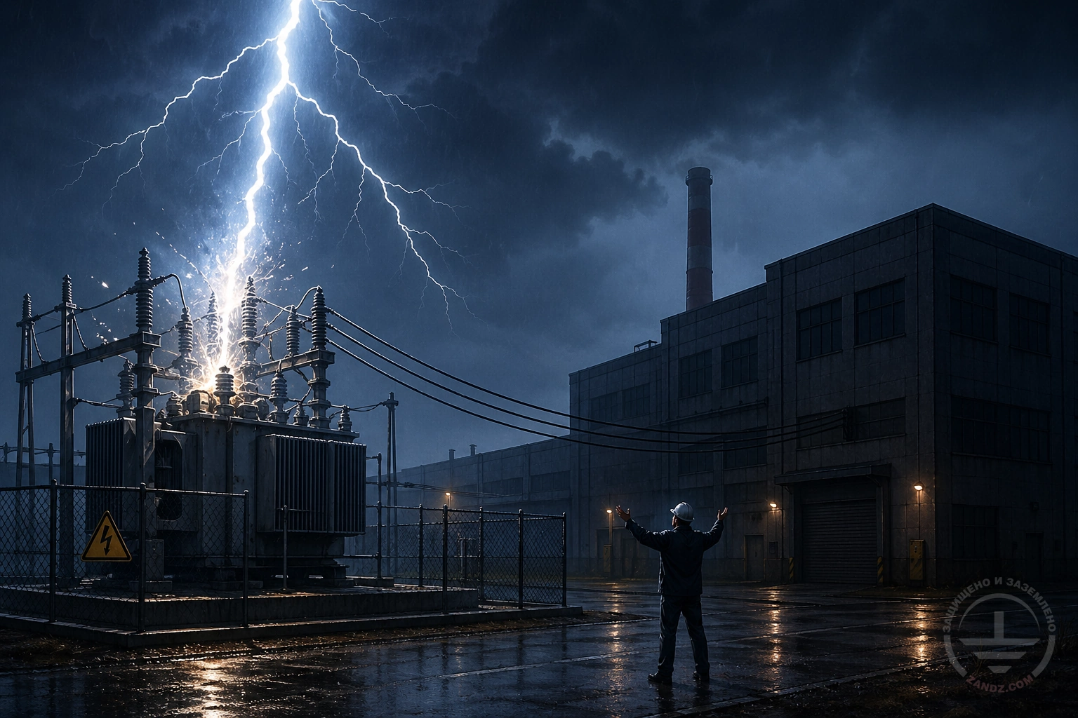 Молния как фактор убытков: простой фабрики обернулся многомиллионными потерями