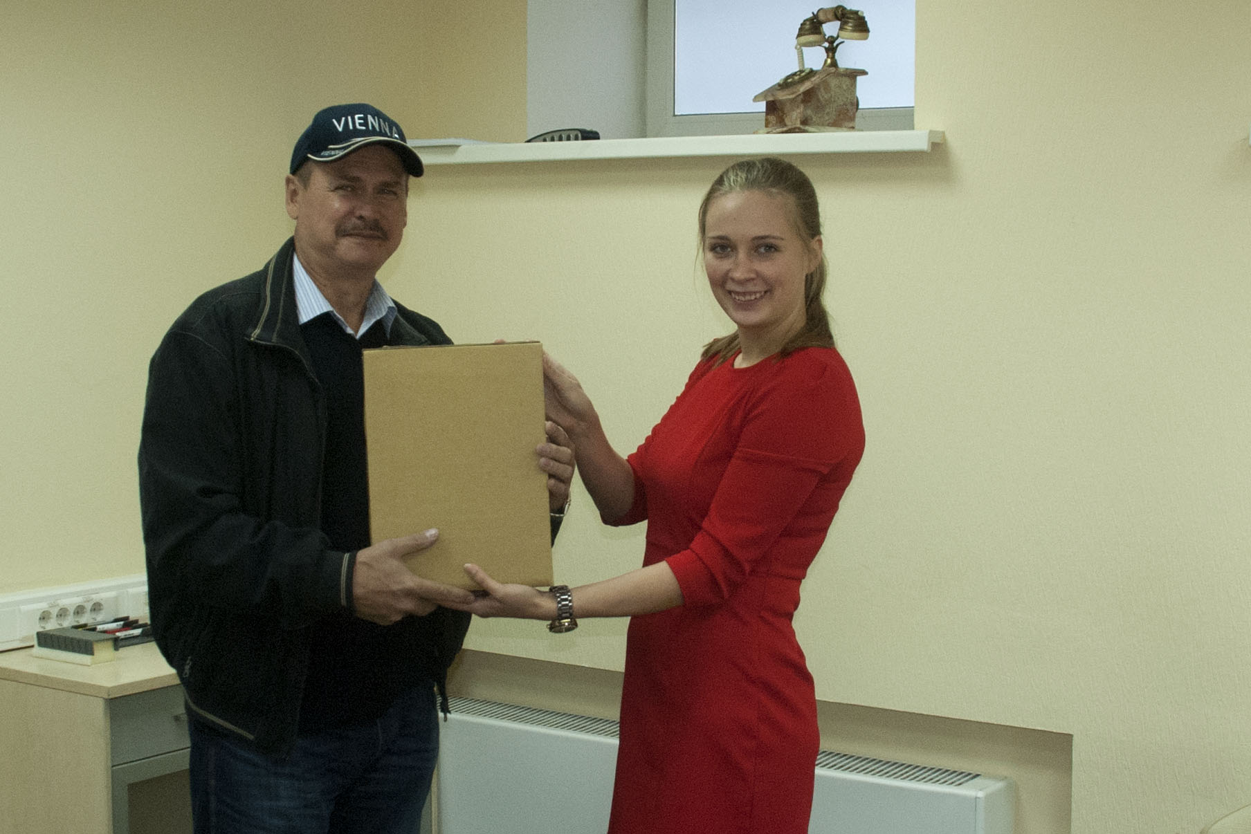 The ceremony took place at our office in Moscow, and the winner shared the details about installing the groundign with us