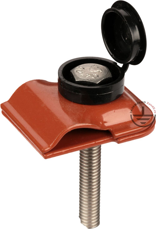 GALMAR Зажим к фасаду для токоотвода (крашенная оцинкованная сталь)