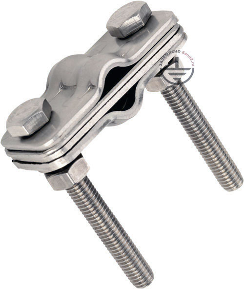 GALMAR Зажим к молниеприёмнику - мачте GL-21101G для токоотводов (нержавеющая сталь)