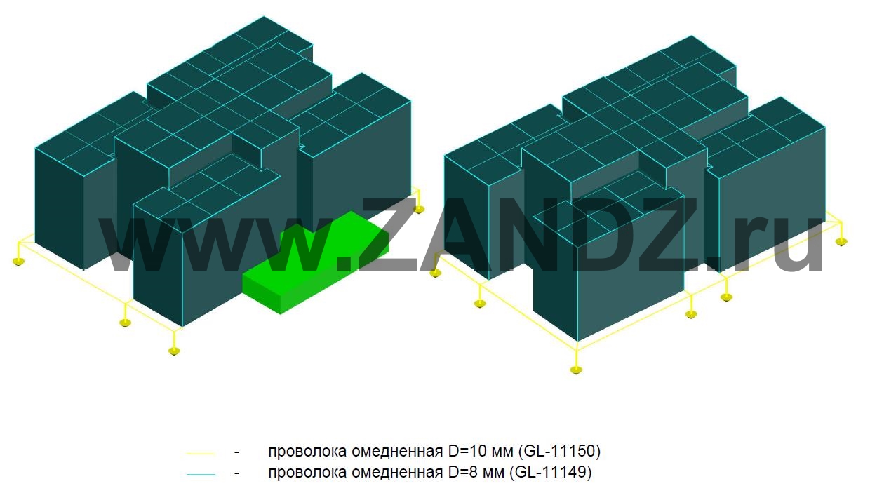 Заземление и молниезащита для поликлиники - ZandZ.com