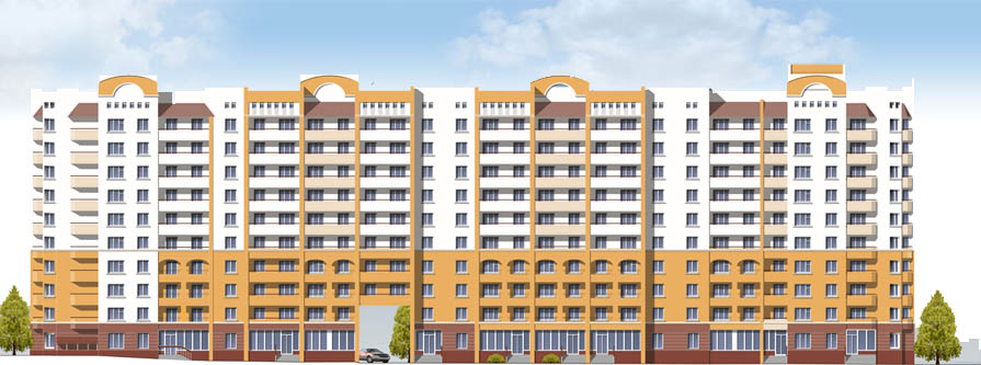 Многосекционный жилой дом