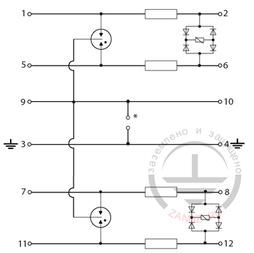 Схема MP 2x2 24V-HF ST