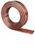 Copper-plated strip GALMAR (30*4 mm / S 120 mm²; 50-meter coil)