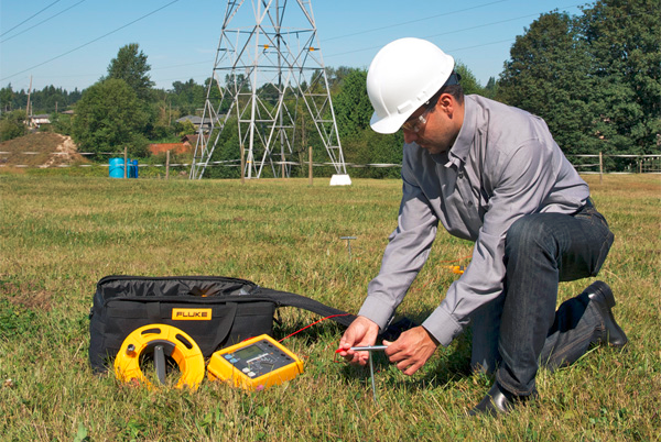 Earthing resistance measurement