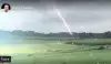 VIDEO. LIGHTNING STRIKE 30 M FROM A MAN!