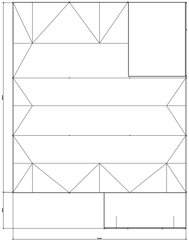 Calculation of lightning prorection for a shopping center in Moscow region