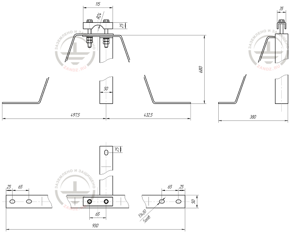  ZANDZ ZZ-203-001 mount