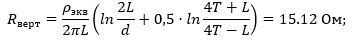 Vertical electrode resistance