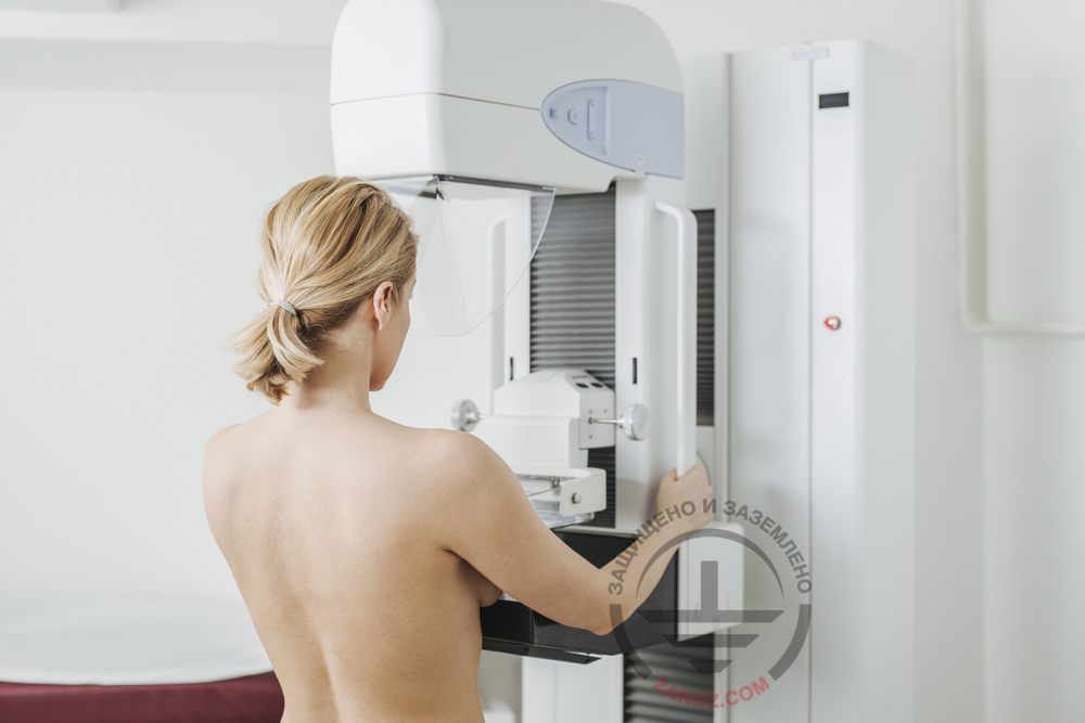Lightning protection for a mammography machine