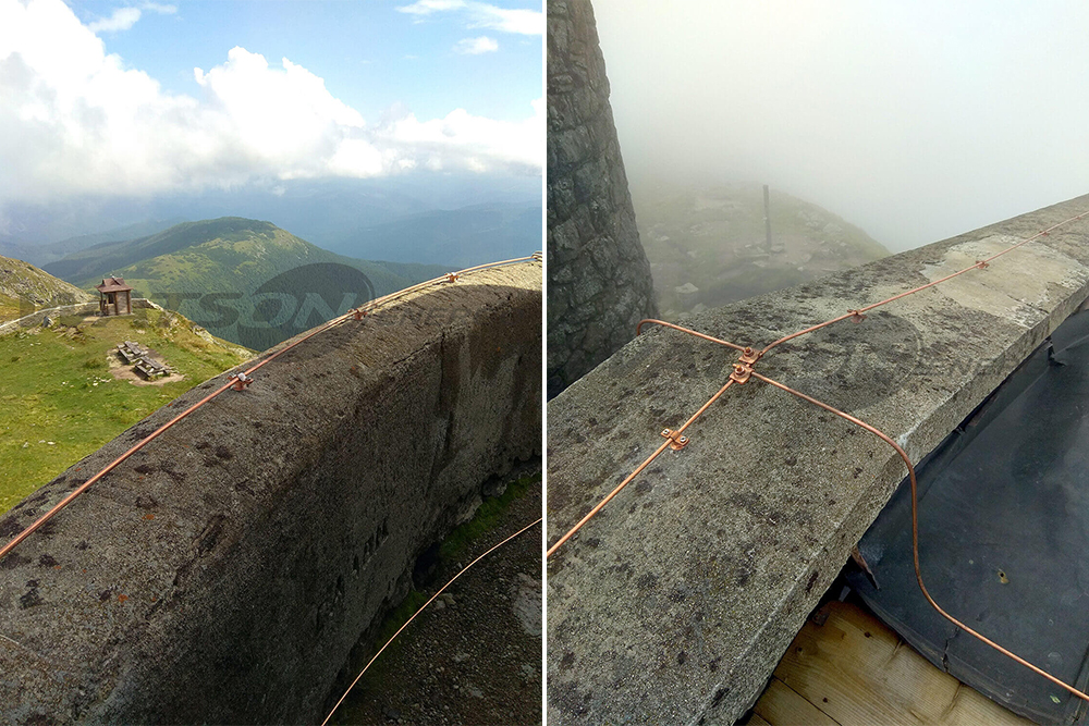 Lightning protection for the observatory built on the Pip Ivan Mountain using the GALMAR equipment