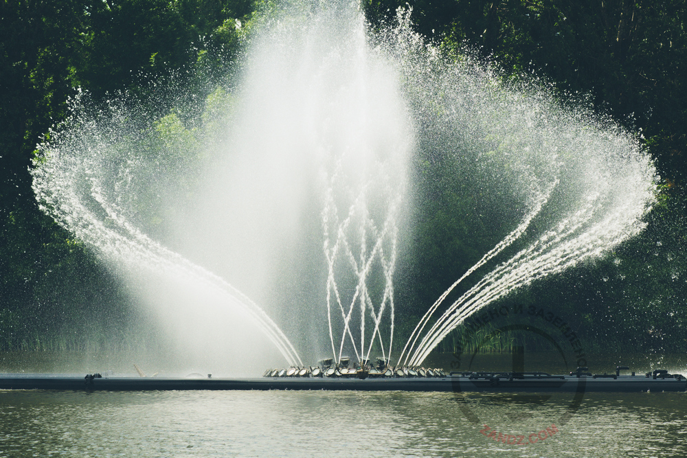 Grounding system for the city fountain in permafrost