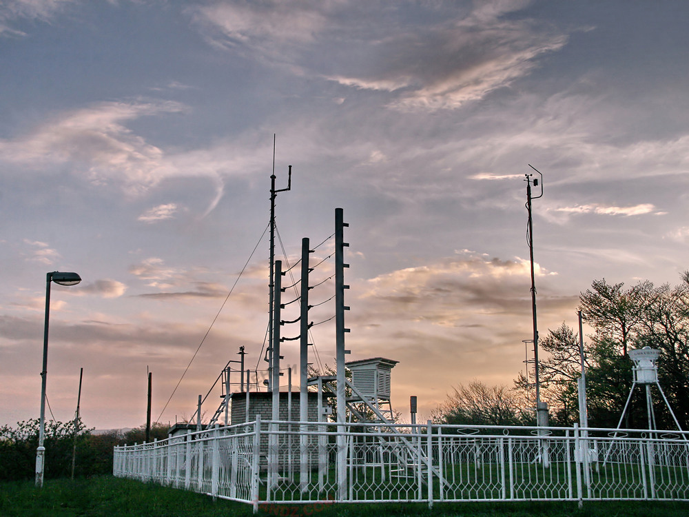 Lightning protection of the meteorological station in the transformer substation