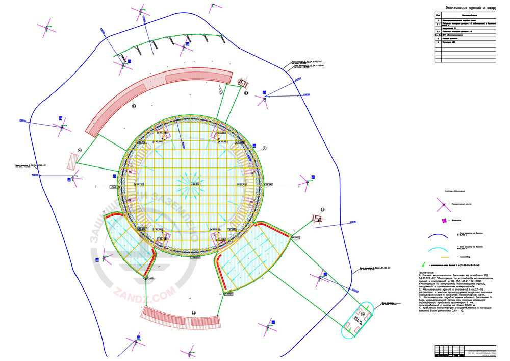 Lightning protection and grounding calculation for a new ice stadium in Novosibirsk