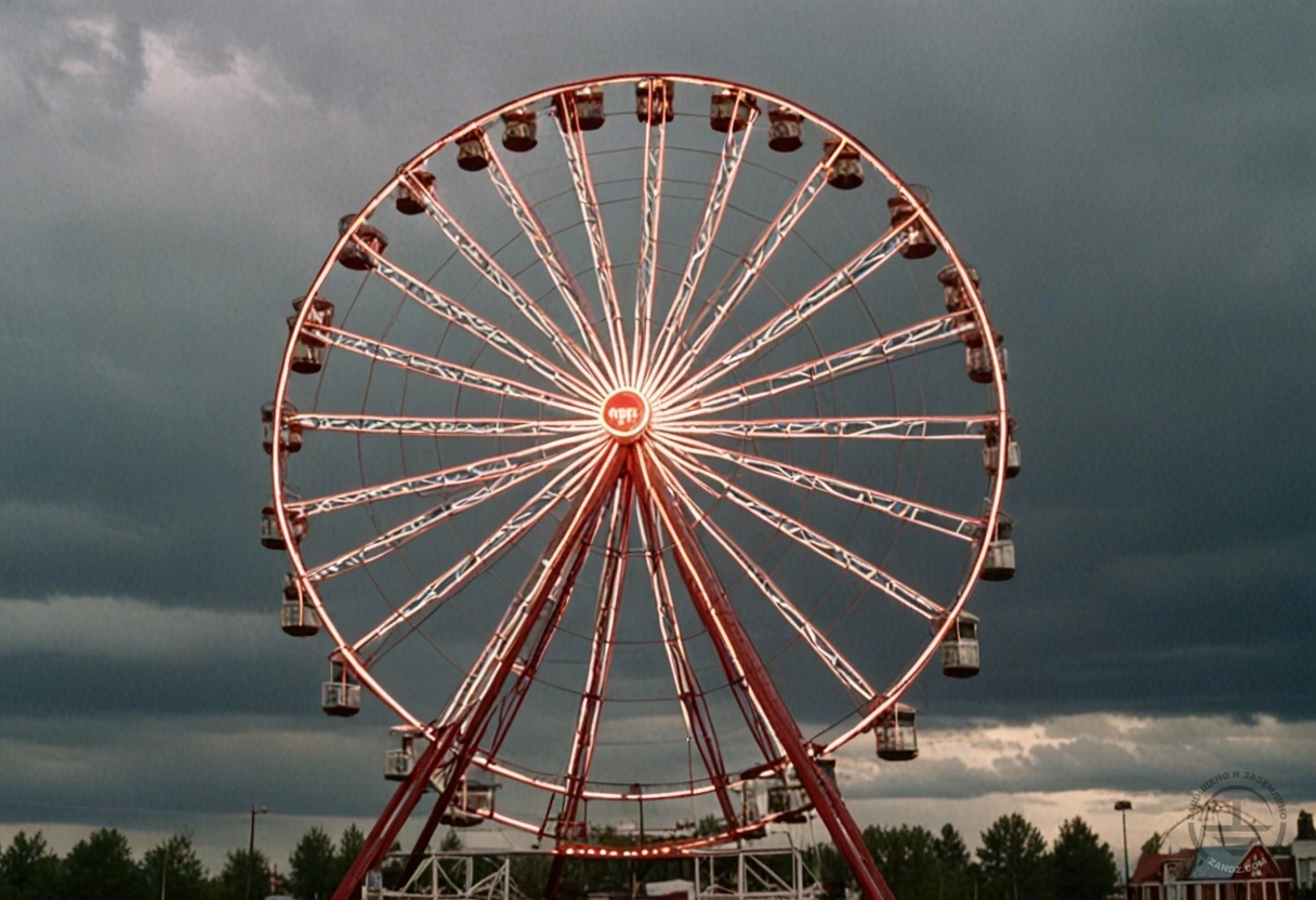 Удар молнии оставил 20 человек заблокированными на самом высоком колесе обозрения Японии