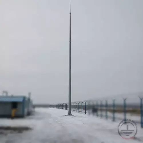 Высотные фундаментные молниеприемники ZANDZ для защиты объектов в различных климатических условиях