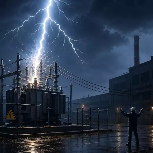 Молния как фактор убытков: простой фабрики обернулся многомиллионными потерями