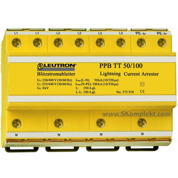 LEUTRON LE-374-130 Ограничитель перенапряжений (УЗИП) PP B TT 50/100-350