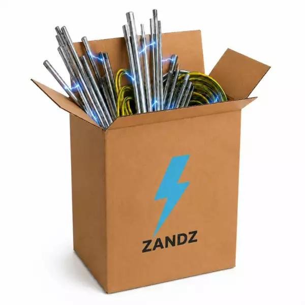 Система молниезащиты ZANDZ насосной станции водоснабжения с комплектным заземляющим устройством