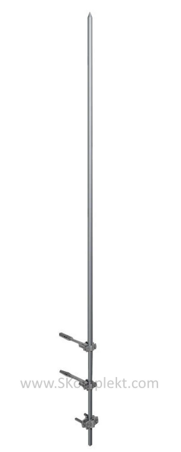 GALMAR GL-21136 — Молниеприемник-мачта (3,0 м; для вертикальных поверхностей; оцинкованная сталь)